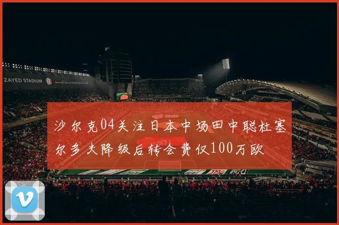 沙尔克04关注日本中场田中聪杜塞尔多夫降级后转会费仅100万欧