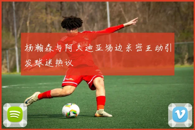 杨瀚森与阿夫迪亚场边亲密互动引发球迷热议